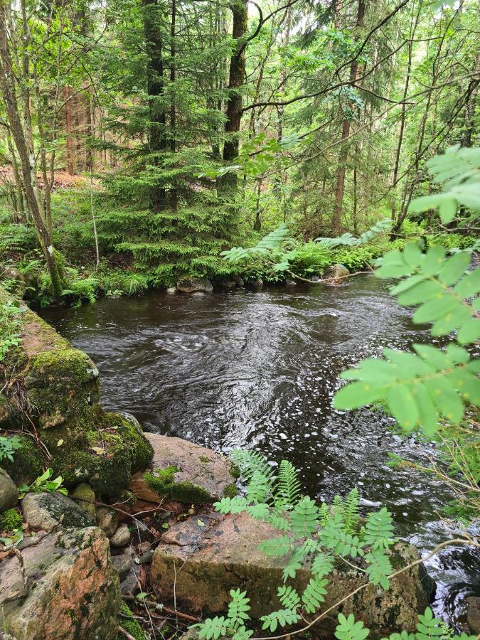 Stuga I Naturen Simlångsdalen Eksteriør bilde